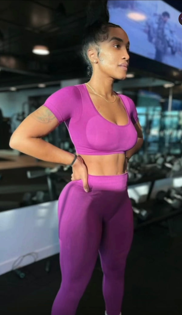 Deep Purple Bodied Two Piece